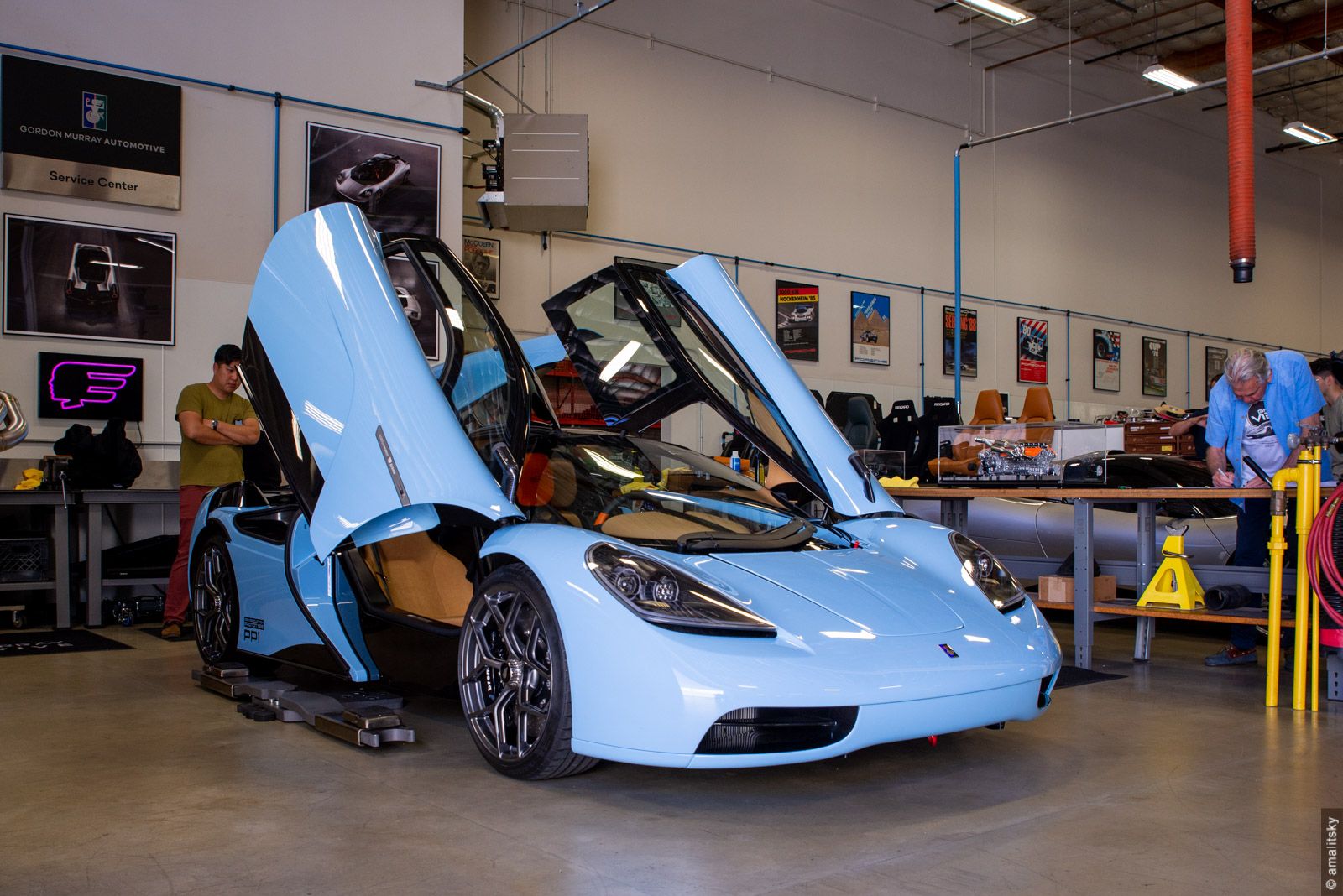 GORDON MURRAY GMA001 (FOS 2022) T. 50 prototype 2021 Blue