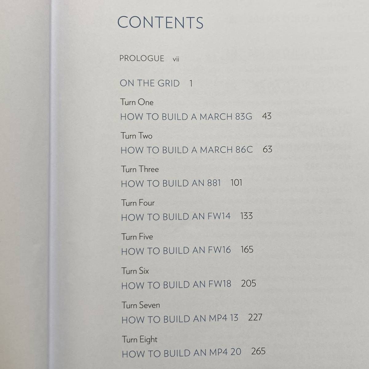 Newey's creativity slept when book parts and all 77 chapters were named